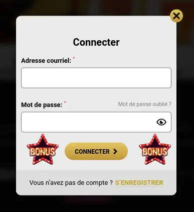 Connexion à l'application mobile WIN UNIQUE CASINO